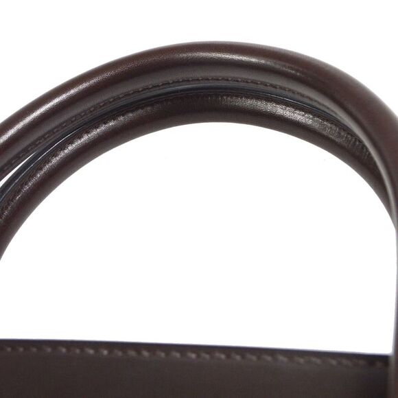 Hermes Birkin Handbag Vibrato And Evercalf Brown Leather Handbag (Pre-Owned) - Picture 6 of 10